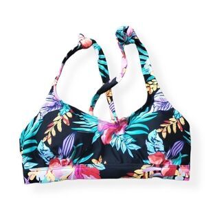 California Sunshine Tropical Multicolor Bikini Top